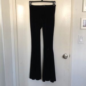 Velvet bellbottoms